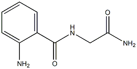 2-amino-N-(2-amino-2-oxoethyl)benzamide Struktur