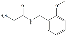 2-amino-N-(2-methoxybenzyl)propanamide Struktur