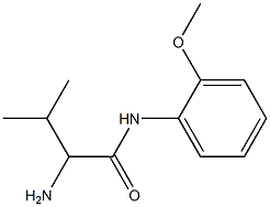 2-amino-N-(2-methoxyphenyl)-3-methylbutanamide Struktur