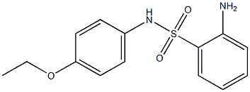 2-amino-N-(4-ethoxyphenyl)benzene-1-sulfonamide Struktur