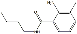 2-amino-N-butyl-3-methylbenzamide Struktur