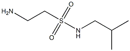 2-amino-N-isobutylethanesulfonamide Struktur