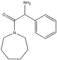 2-azepan-1-yl-2-oxo-1-phenylethanamine Struktur