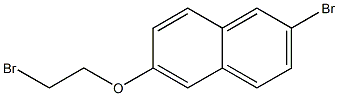 2-bromo-6-(2-bromoethoxy)naphthalene Struktur