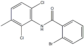 2-bromo-N-(2,6-dichloro-3-methylphenyl)benzamide Struktur