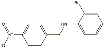 2-bromo-N-[(4-nitrophenyl)methyl]aniline Struktur