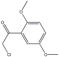 2-chloro-1-(2,5-dimethoxyphenyl)ethan-1-one Struktur