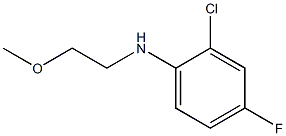 2-chloro-4-fluoro-N-(2-methoxyethyl)aniline Struktur