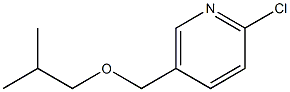 2-chloro-5-[(2-methylpropoxy)methyl]pyridine Struktur