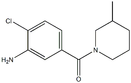 2-chloro-5-[(3-methylpiperidin-1-yl)carbonyl]aniline Struktur