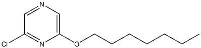 2-chloro-6-(heptyloxy)pyrazine Struktur