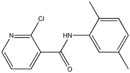 2-chloro-N-(2,5-dimethylphenyl)pyridine-3-carboxamide Struktur