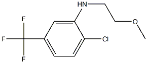 2-chloro-N-(2-methoxyethyl)-5-(trifluoromethyl)aniline Struktur