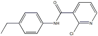 2-chloro-N-(4-ethylphenyl)pyridine-3-carboxamide Struktur