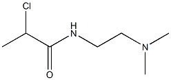 2-chloro-N-[2-(dimethylamino)ethyl]propanamide Struktur