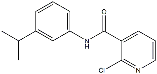 2-chloro-N-[3-(propan-2-yl)phenyl]pyridine-3-carboxamide Struktur