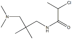 2-chloro-N-{2-[(dimethylamino)methyl]-2-methylpropyl}propanamide Struktur