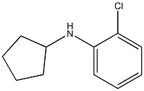 2-chloro-N-cyclopentylaniline Struktur