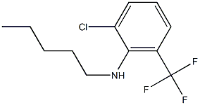 2-chloro-N-pentyl-6-(trifluoromethyl)aniline Struktur