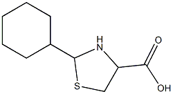 2-cyclohexyl-1,3-thiazolidine-4-carboxylic acid Struktur