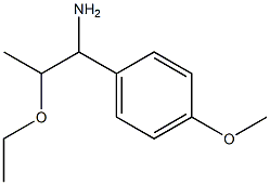 2-ethoxy-1-(4-methoxyphenyl)propan-1-amine Struktur