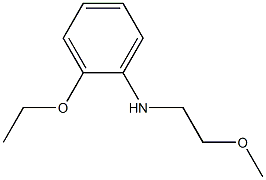 2-ethoxy-N-(2-methoxyethyl)aniline Struktur