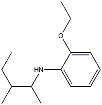 2-ethoxy-N-(3-methylpentan-2-yl)aniline Struktur