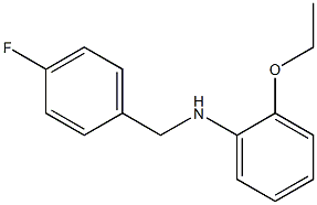 2-ethoxy-N-[(4-fluorophenyl)methyl]aniline Struktur