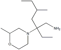 2-ethyl-4-methyl-2-(2-methylmorpholin-4-yl)hexan-1-amine Struktur