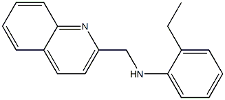 2-ethyl-N-(quinolin-2-ylmethyl)aniline Struktur