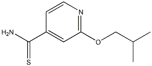 2-isobutoxypyridine-4-carbothioamide Struktur