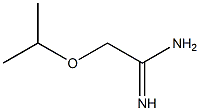 2-isopropoxyethanimidamide Struktur