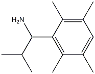 2-methyl-1-(2,3,5,6-tetramethylphenyl)propan-1-amine Struktur