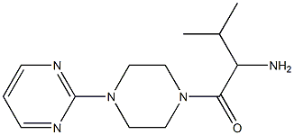 2-methyl-1-[(4-pyrimidin-2-ylpiperazin-1-yl)carbonyl]propylamine Struktur