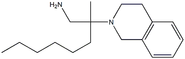 2-methyl-2-(1,2,3,4-tetrahydroisoquinolin-2-yl)octan-1-amine Struktur