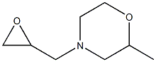 2-methyl-4-(oxiran-2-ylmethyl)morpholine Struktur