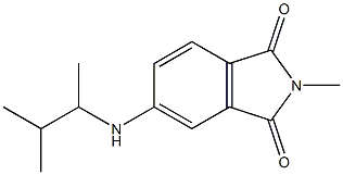 2-methyl-5-[(3-methylbutan-2-yl)amino]-2,3-dihydro-1H-isoindole-1,3-dione Struktur