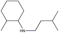 2-methyl-N-(3-methylbutyl)cyclohexan-1-amine Struktur