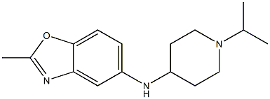 2-methyl-N-[1-(propan-2-yl)piperidin-4-yl]-1,3-benzoxazol-5-amine Struktur