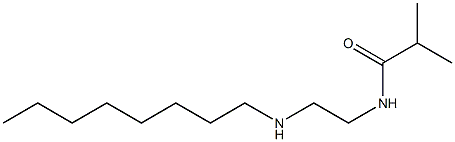 2-methyl-N-[2-(octylamino)ethyl]propanamide Struktur