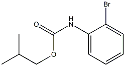 2-methylpropyl N-(2-bromophenyl)carbamate Struktur