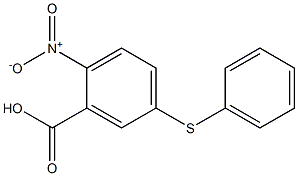 2-nitro-5-(phenylsulfanyl)benzoic acid Struktur