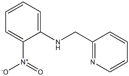 2-nitro-N-(pyridin-2-ylmethyl)aniline Struktur