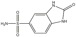 2-oxo-2,3-dihydro-1H-benzimidazole-5-sulfonamide Struktur