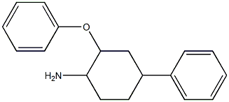 2-phenoxy-4-phenylcyclohexan-1-amine Struktur