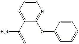 2-phenoxypyridine-3-carbothioamide Struktur