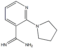 2-pyrrolidin-1-ylpyridine-3-carboximidamide Struktur