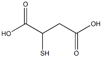 2-sulfanylbutanedioic acid Struktur