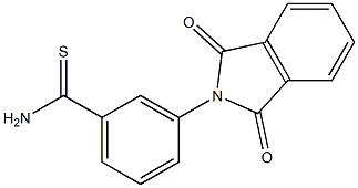 3-(1,3-dioxo-1,3-dihydro-2H-isoindol-2-yl)benzenecarbothioamide Struktur