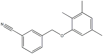 3-(2,3,5-trimethylphenoxymethyl)benzonitrile Struktur